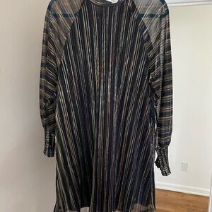 KARLIE shimmer mini dress